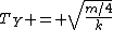T_Y = \sqrt{\frac{m/4}{k}}