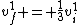v^1_f = \frac{1}{3}v^1_i