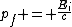 p_{f} = \frac{E_{i}}{c}