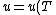 u=u(T)