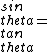 \\\\\\\\sin\\\\\\\\theta=\\\\\\\\tan\\\\\\\\theta