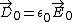 \vec{D}_0=\epsilon_0\vec{E}_0