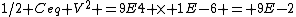 1/2 C_{eq} V^2 =9E4 \times 1E-6 = 9E-2