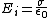 E_{i}=\frac{\sigma}{\epsilon_{0}}