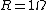 R=1\Omega