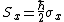 S_x=\frac{\hbar}{2}\sigma_x