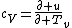 c_V=\frac{\partial u}{\partial T}_v