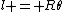 l = R\theta