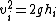 v_{i}^2=2gh_{i}