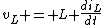 v_L = L \frac{di_L}{dt}